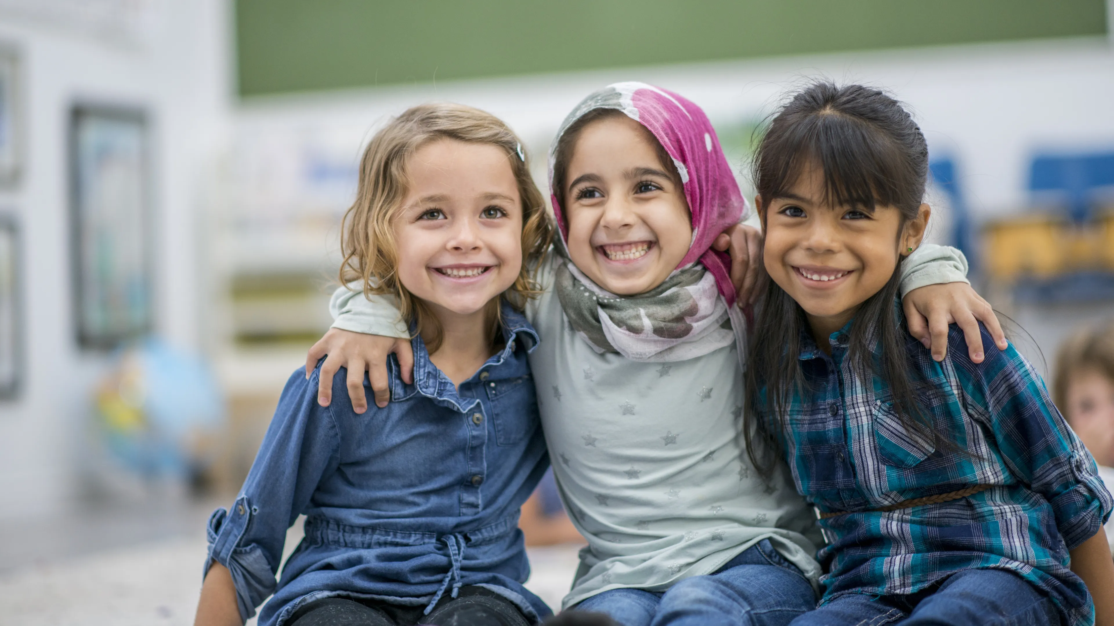 Three Children at the YMCA