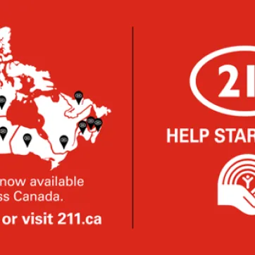 211 Help Starts Here. Service now available across Canada. Dial 2-1-1 or visit 211.ca