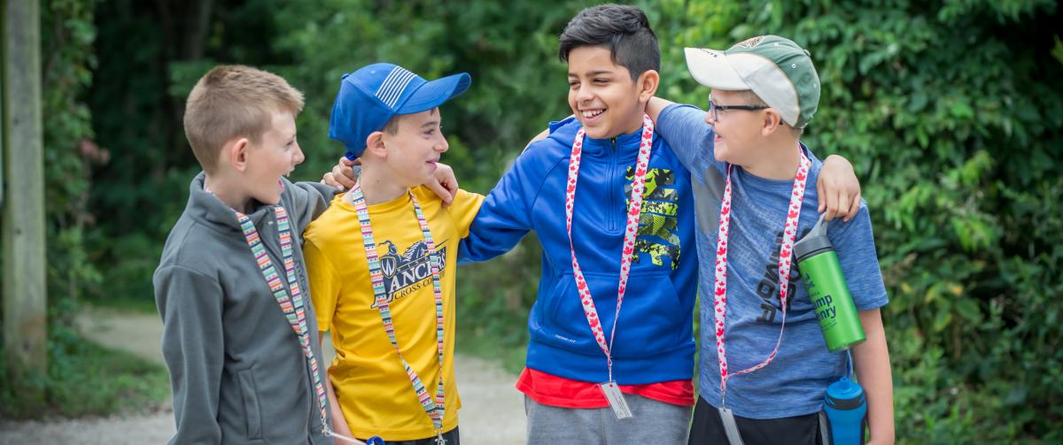 Boys at YMCA Camp Henry